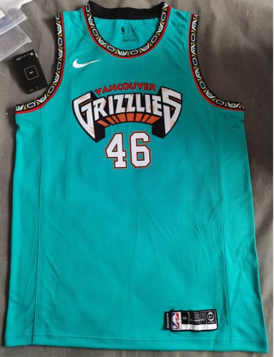 NBA 46 Konchar Grizzlies Maillot green imprimé